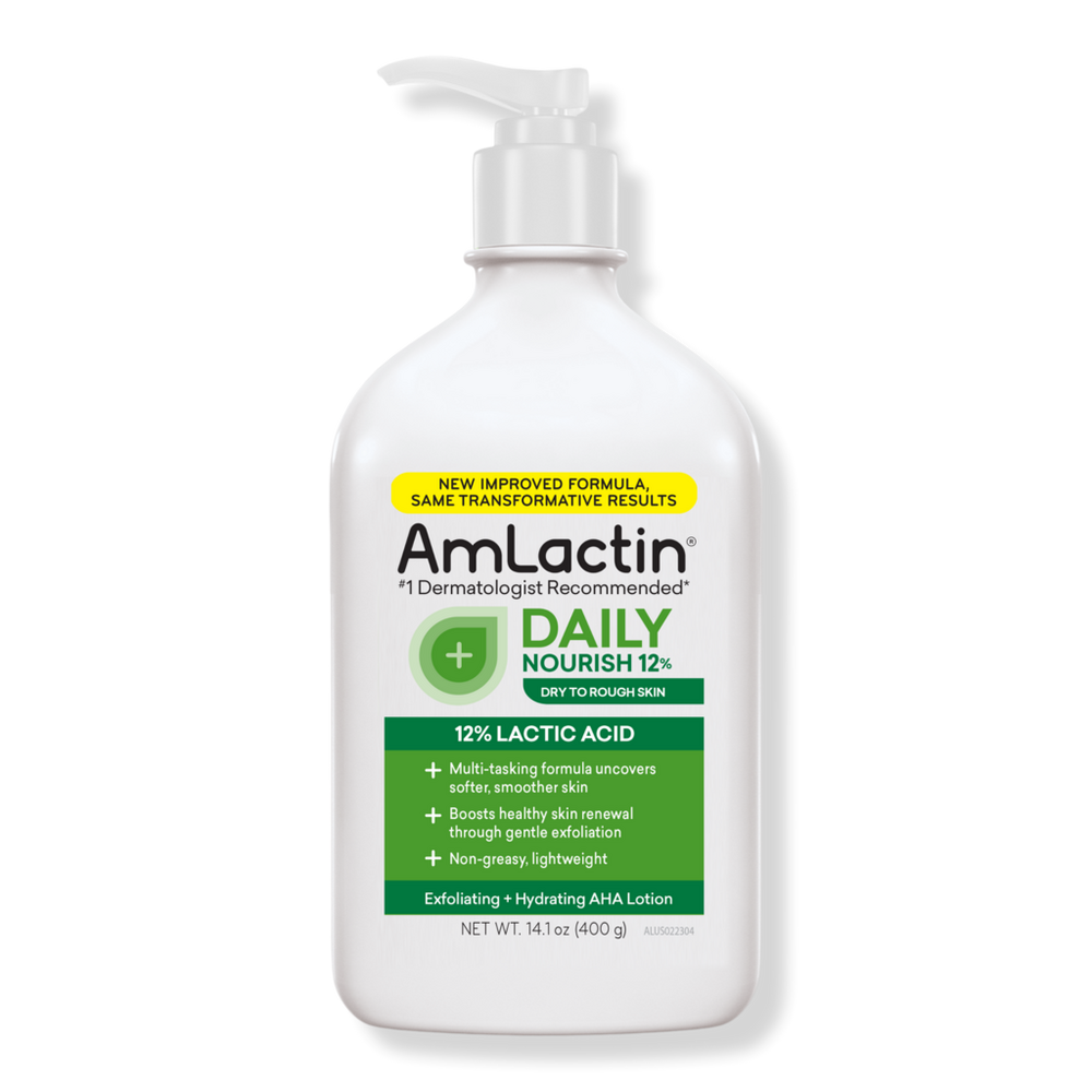 Amlactin Daily Nourish Lotion With 12% Lactic Acid Aha - 14.0 oz