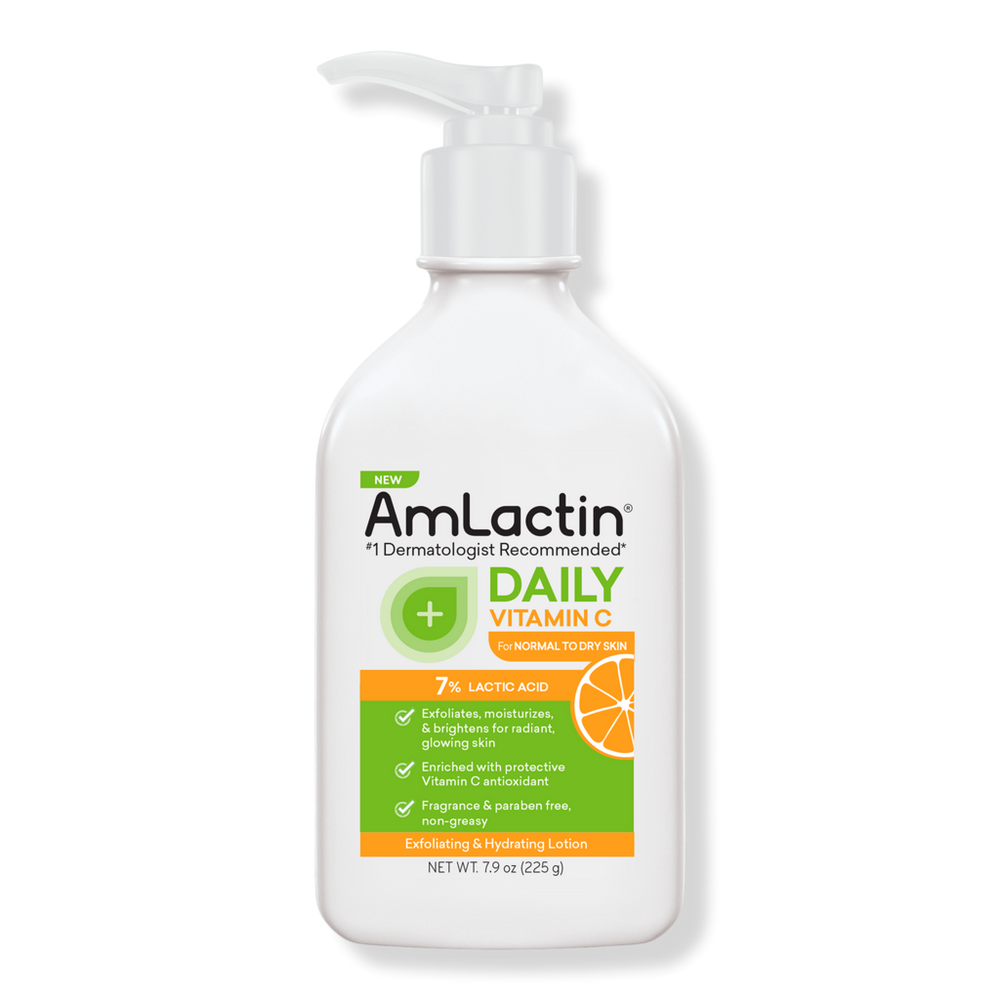 AmLactin Daily Vitamin C Lotion with 7% Lactic Acid AHA