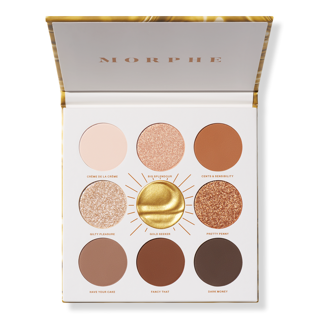 Morphe Rich & Foiled Gold Seeker Eyeshadow Palette #1