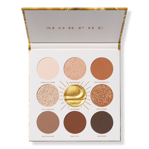 Morphe Rich & Foiled Gold Seeker Eyeshadow Palette #1