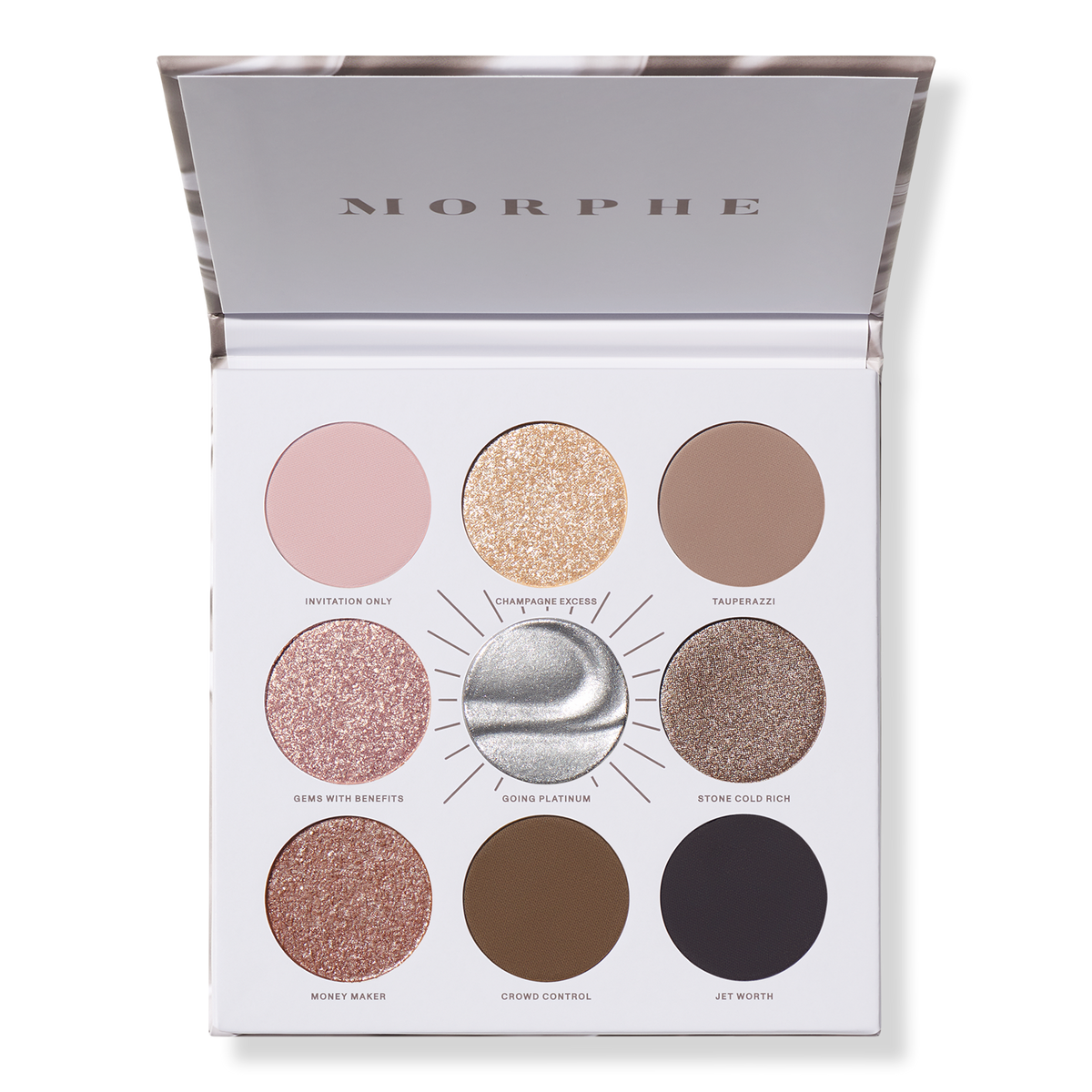 Morphe Rich Foiled Going Platinum Eyeshadow Palette Ulta Beauty