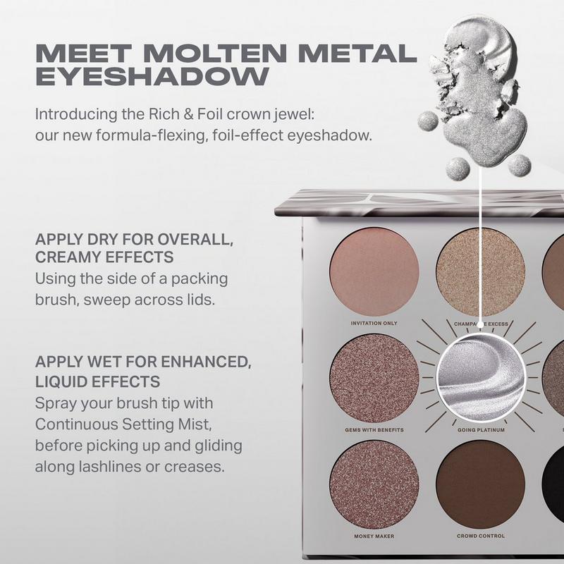 Morphe Rich & Foiled Going Platinum Eyeshadow Palette #5