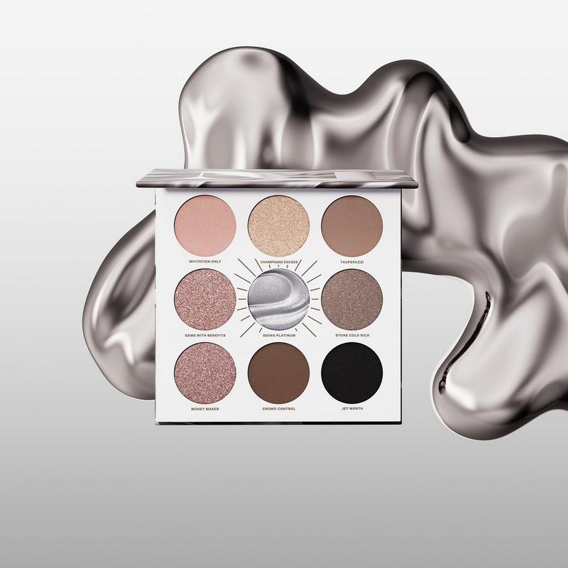 Morphe Rich & Foiled Going Platinum Eyeshadow Palette #6