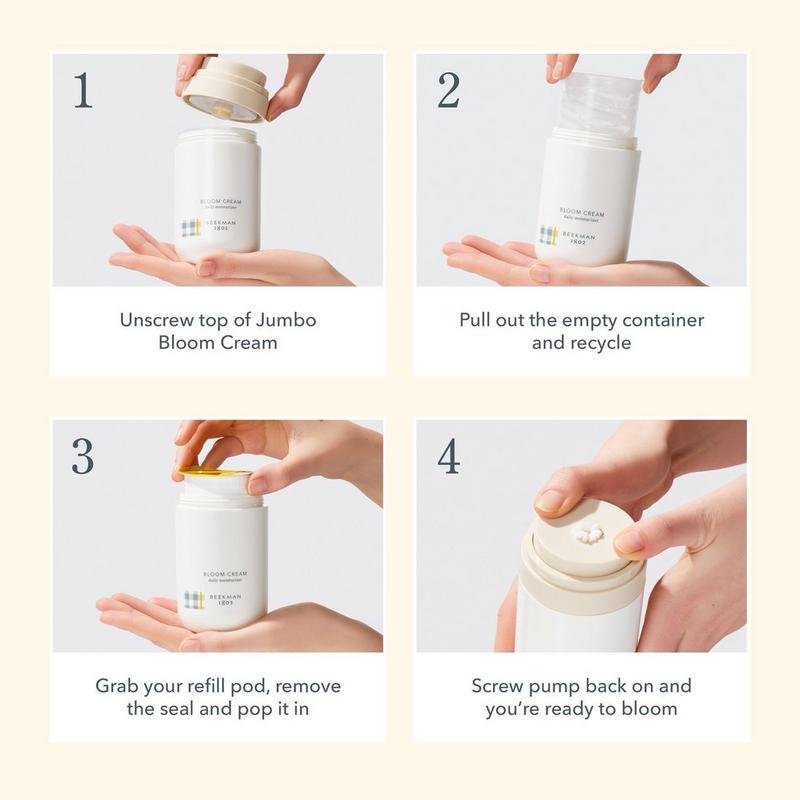 Beekman 1802 - 3.38 oz Refill Pod Bloom Cream Daily Moisturizer