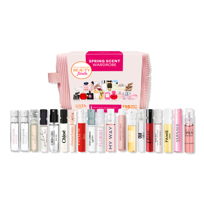 Beauty Finds by ULTA Beauty Spring Scent Wardrobe 19 Piece Sample Kit