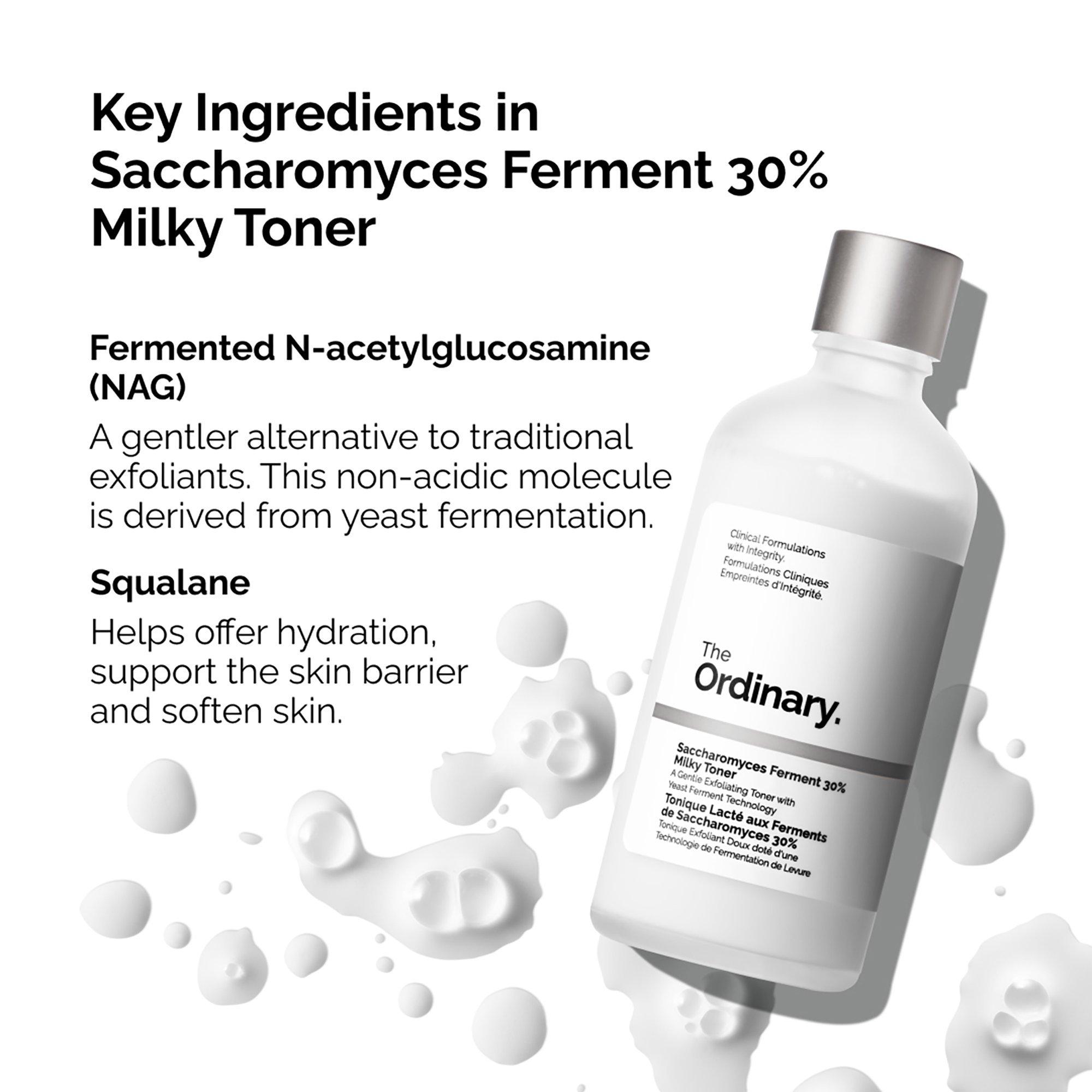 Молочный тонер для отшелушивания и увлажнения The Ordinary Saccharomyces Ferment 30% — фото 4