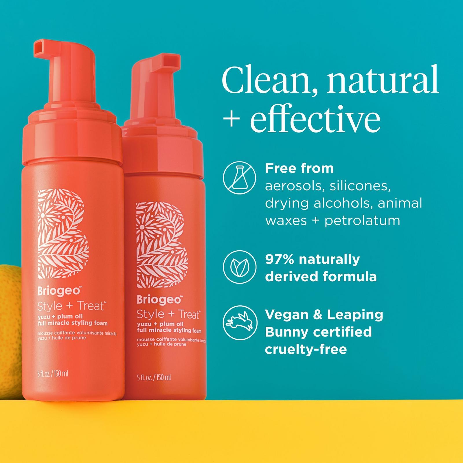 Style + Treat Yuzu + Plum Oil Hair Styling Texture Foam
