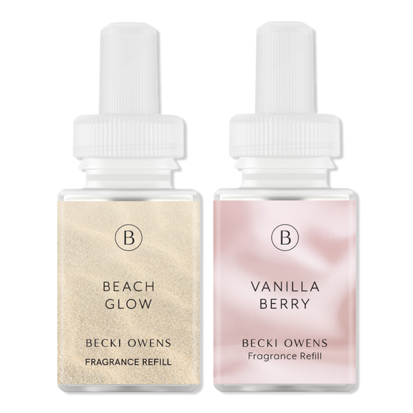 Pura Pura X Becki Owens Vanilla Berry and Beach Glow Diffuser Refill Pack #1