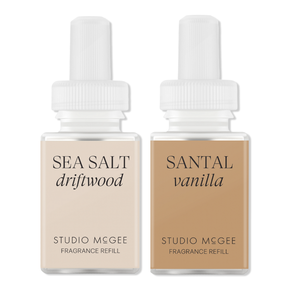 Pura X Studio McGee Santal Vanilla and Sea Salt Driftwood Smart Vial Diffuser Refills