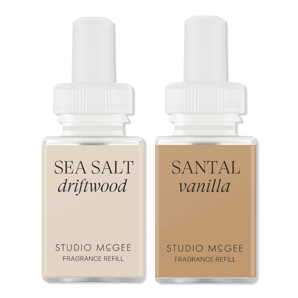 Pura X Studio Mcgee Santal Vanilla And Sea Salt Driftwood Diffuser Refills