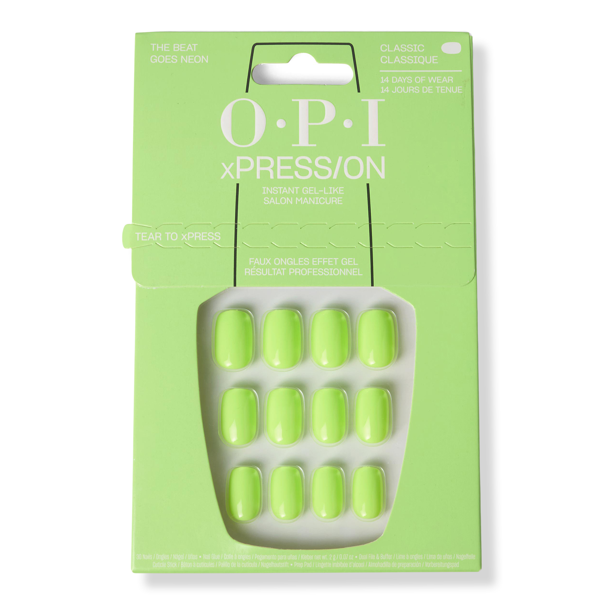 OPI xPRESS/On Short Solid Color Press On Nails #1