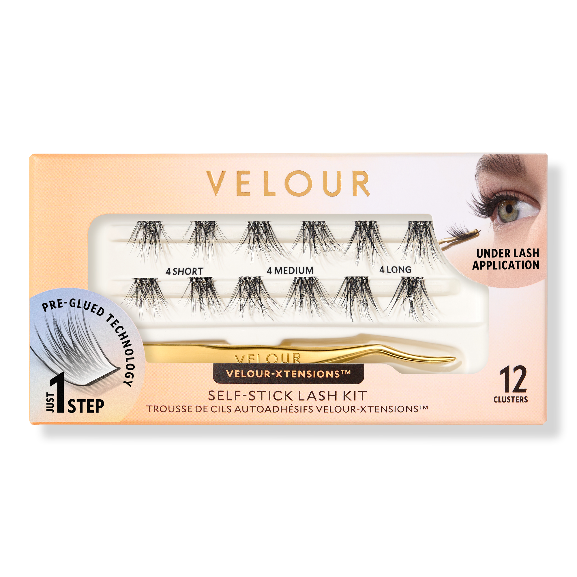 Velour Lashes Velour-Xtensions Self-Stick Everyday Natural Lash Kit #1