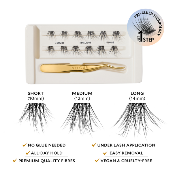 Velour Lashes Velour-Xtensions Self-Stick Everyday Natural Lash Kit #2