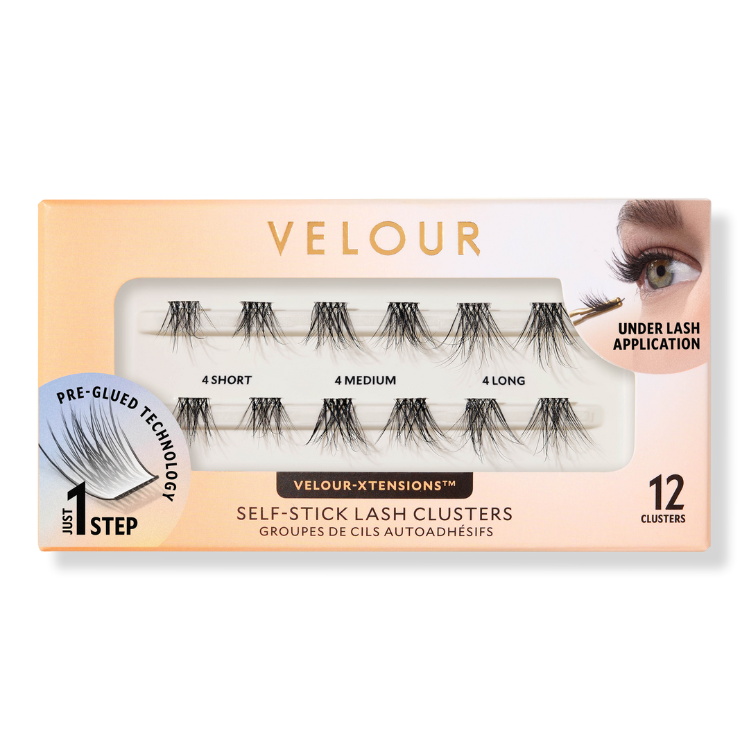 Velour Lashes Velour-Xtensions Self-Stick Everyday Natural Lash Clusters #1