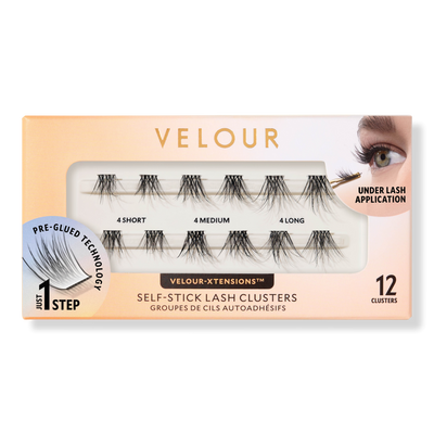 Velour Lashes Velour-Xtensions Self-Stick Everyday Natural Lash Clusters