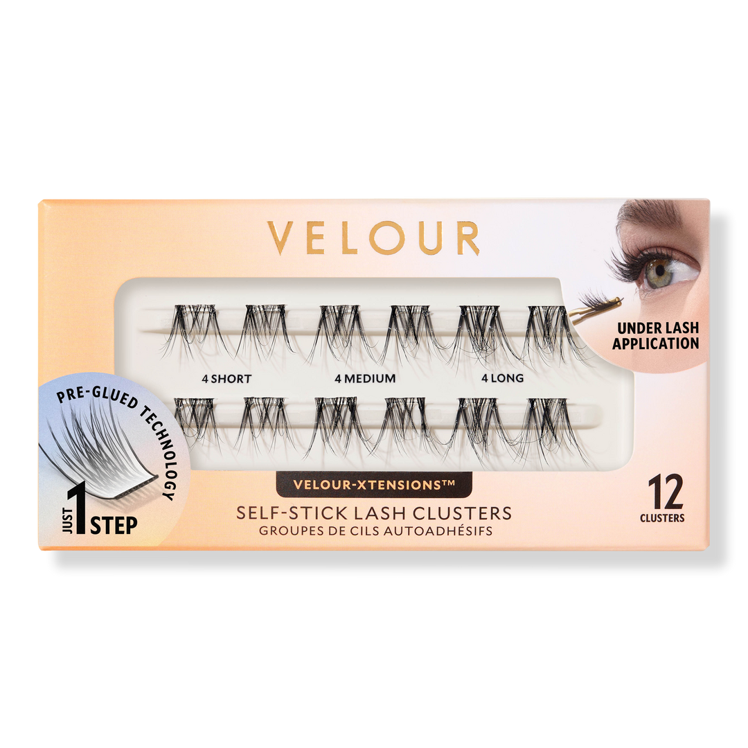 Velour Lashes Velour-Xtensions Self-Stick Soft & Wispy Lash Clusters #1