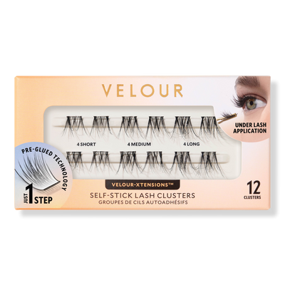 Velour Lashes Velour-Xtensions Self-Stick Soft & Wispy Lash Clusters