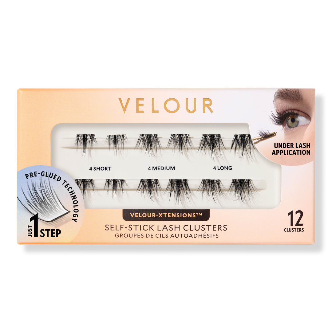 Velour Lashes Velour-Xtensions Self-Stick Spiky Chic Lash Clusters #1