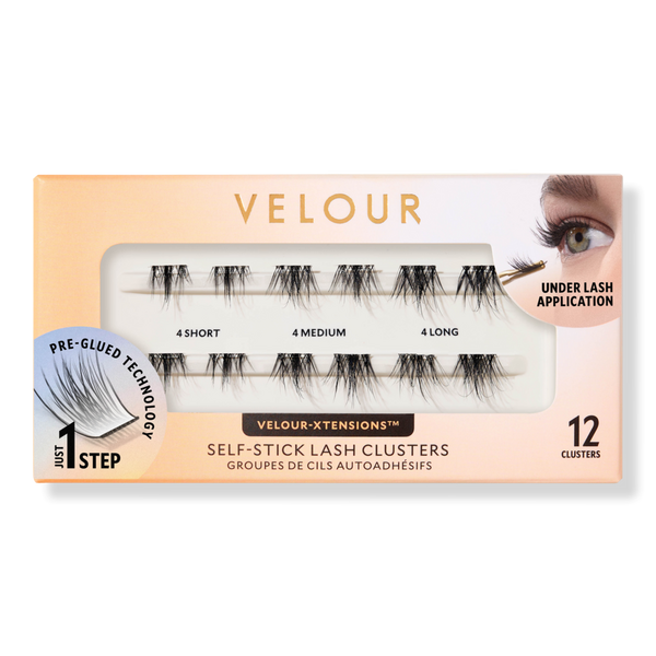 Velour Lashes Velour-Xtensions Self-Stick Spiky Chic Lash Clusters #1