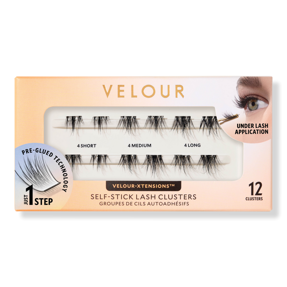 Velour Lashes Velour-xtensions Self-stick Spiky Chic Lash Clusters