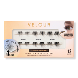 Velour Lashes Velour-Xtensions Self-Stick Spiky Chic Lash Clusters