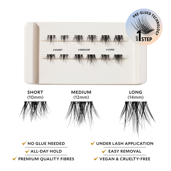 Velour Lashes Velour-Xtensions Self-Stick Spiky Chic Lash Clusters #2