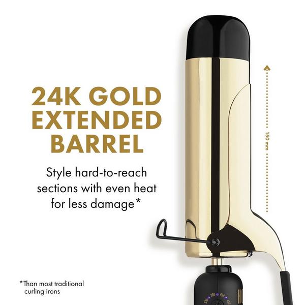 Hot Tools Pro Artist 24K Gold Collection Extended Barrel Curling Iron #3