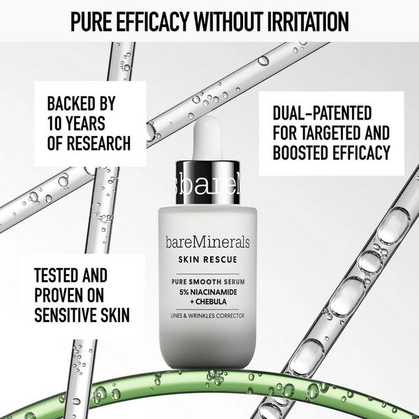 bareMinerals SKIN RESCUE Pure Smooth Serum with 5% Niacinamide and Chebula #5