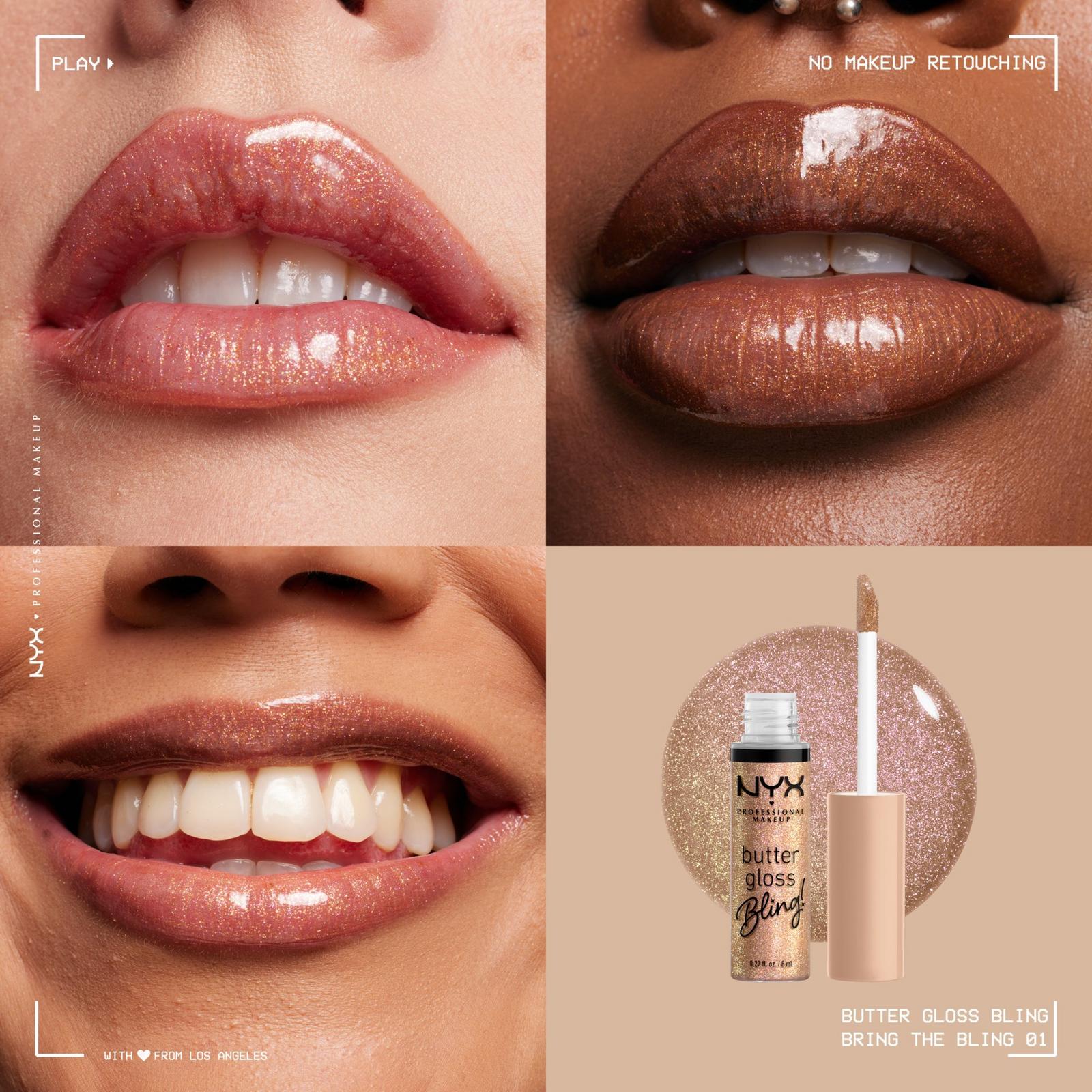 Butter Gloss Bling Non-Sticky Lip Gloss