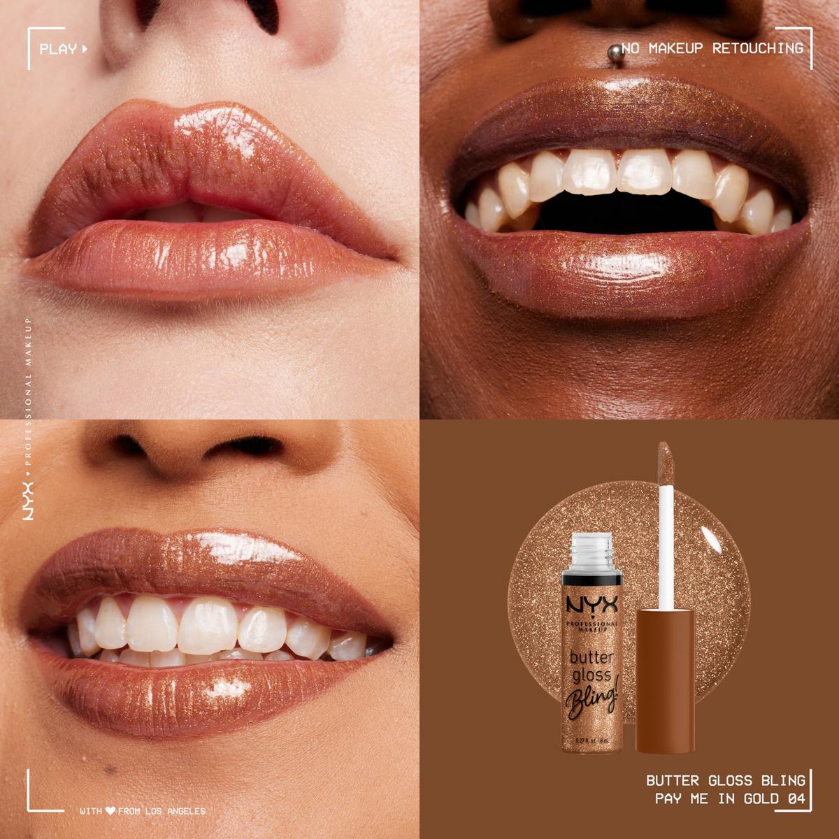 Butter Gloss Bling Non-Sticky Lip Gloss