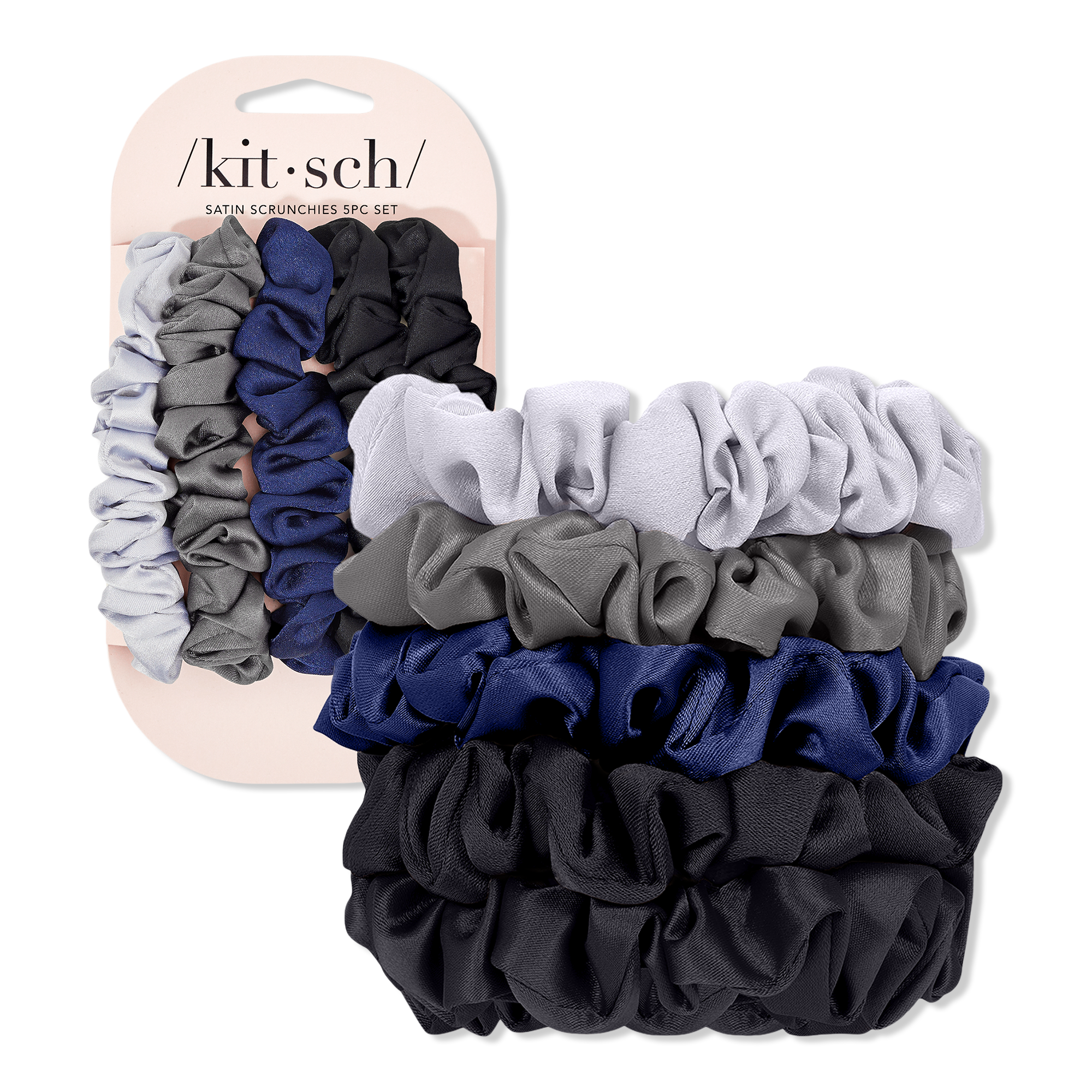 Kitsch Satin Petite Scrunchies Set #1