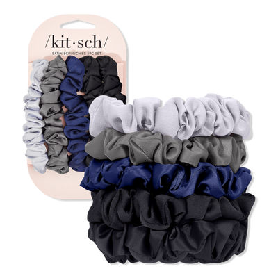 Kitsch Satin Petite Scrunchies Set