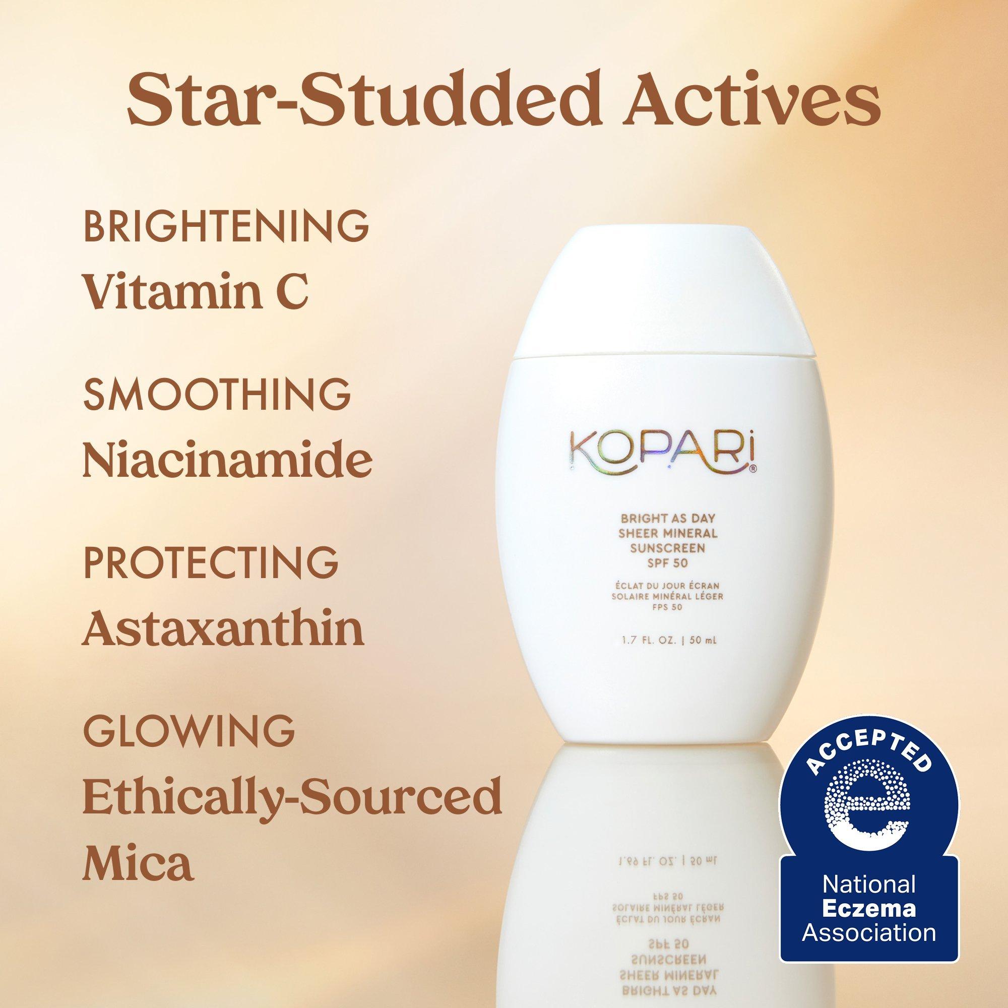 Лёгкий минеральный солнцезащитный крем Kopari Beauty Bright As Day SPF 50 — фото 4