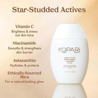 Bright As Day Sheer Mineral Sunscreen SPF 50