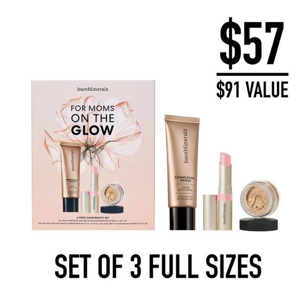bareMinerals 3-Piece COMPLEXION RESCUE Tinted Moisturizer, Concealer and Lip Balm Makeup Gift Set #6