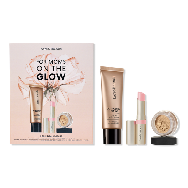 bareMinerals 3-Piece COMPLEXION RESCUE Tinted Moisturizer, Concealer and Lip Balm Makeup Gift Set #1