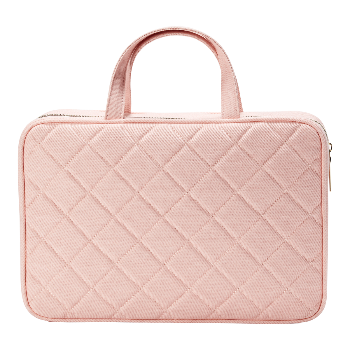 Tartan + Twine - Pink Denim Quilted Weekender | Ulta Beauty Tartan + Twine - Pink Denim Quilted Weekender | Ulta Beauty