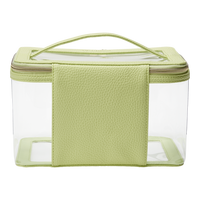 Tartan + Twine Lime Green Train Case #3