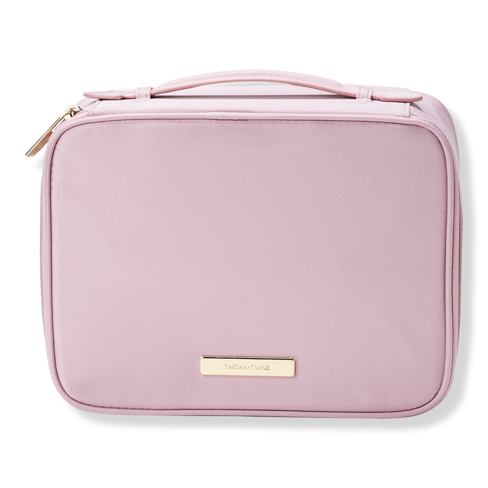 Tartan + Twine Pink 4 Piece Makeup Organizer