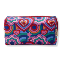 Multicolored Heart & Floral Loaf Bag