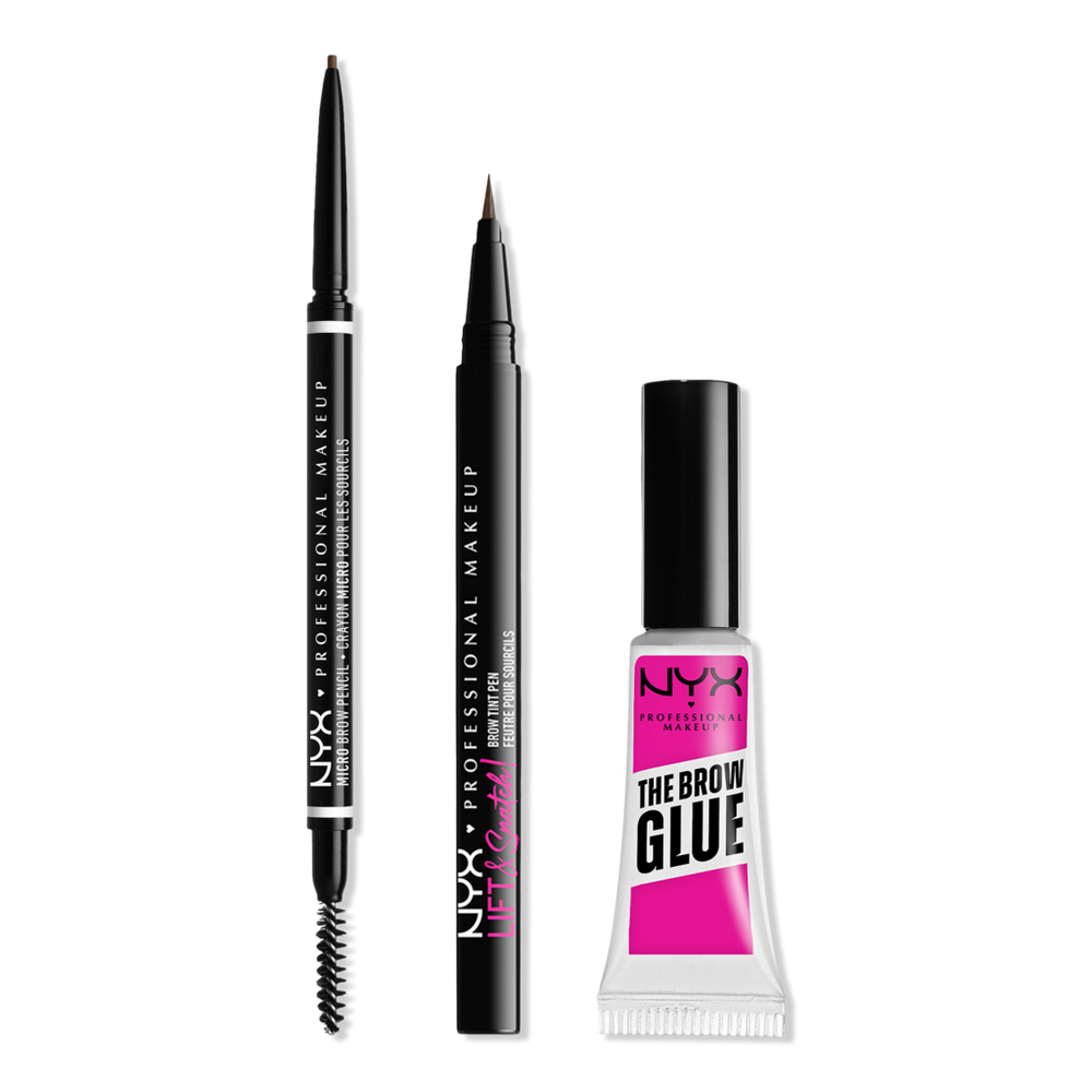 NYX Professional Makeup Brow Essentials Kit - Ash Brown