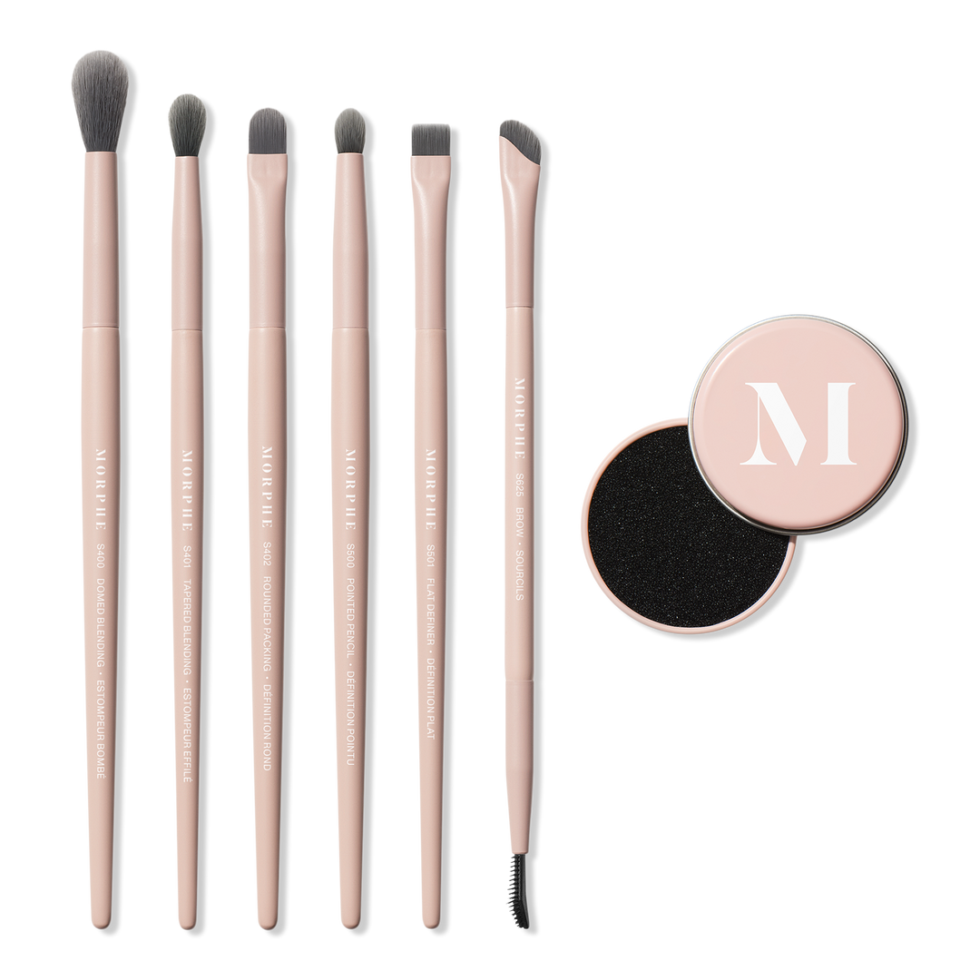 Morphe Eye Shaping Essentials Bamboo & Charcoal-Infused Eye Brush Set #1