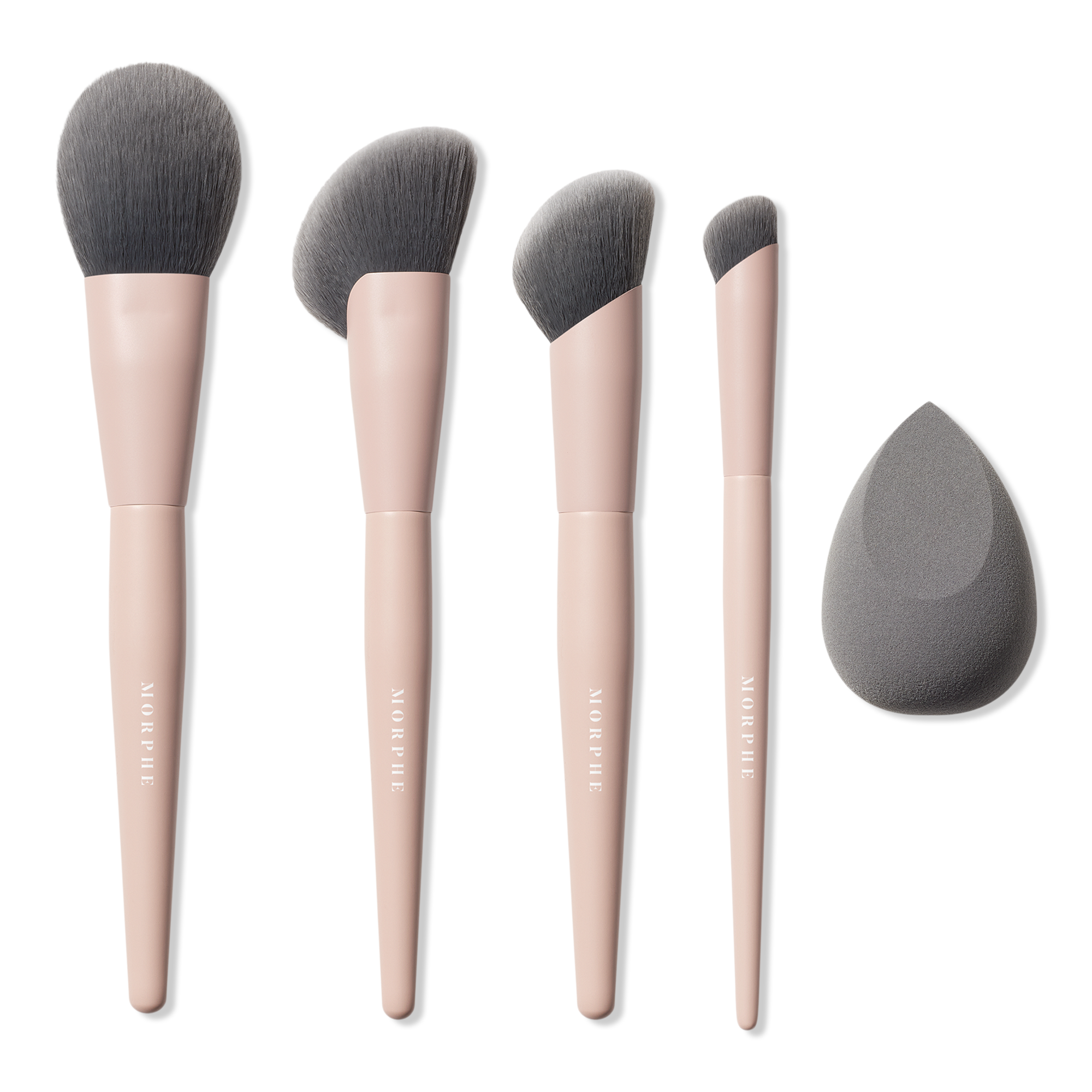 Morphe Face Shaping Essentials Bamboo & Charcoal-Infused Face Brush Set #1