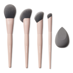 Morphe Face Shaping Essentials Bamboo & Charcoal-Infused Face Brush Set