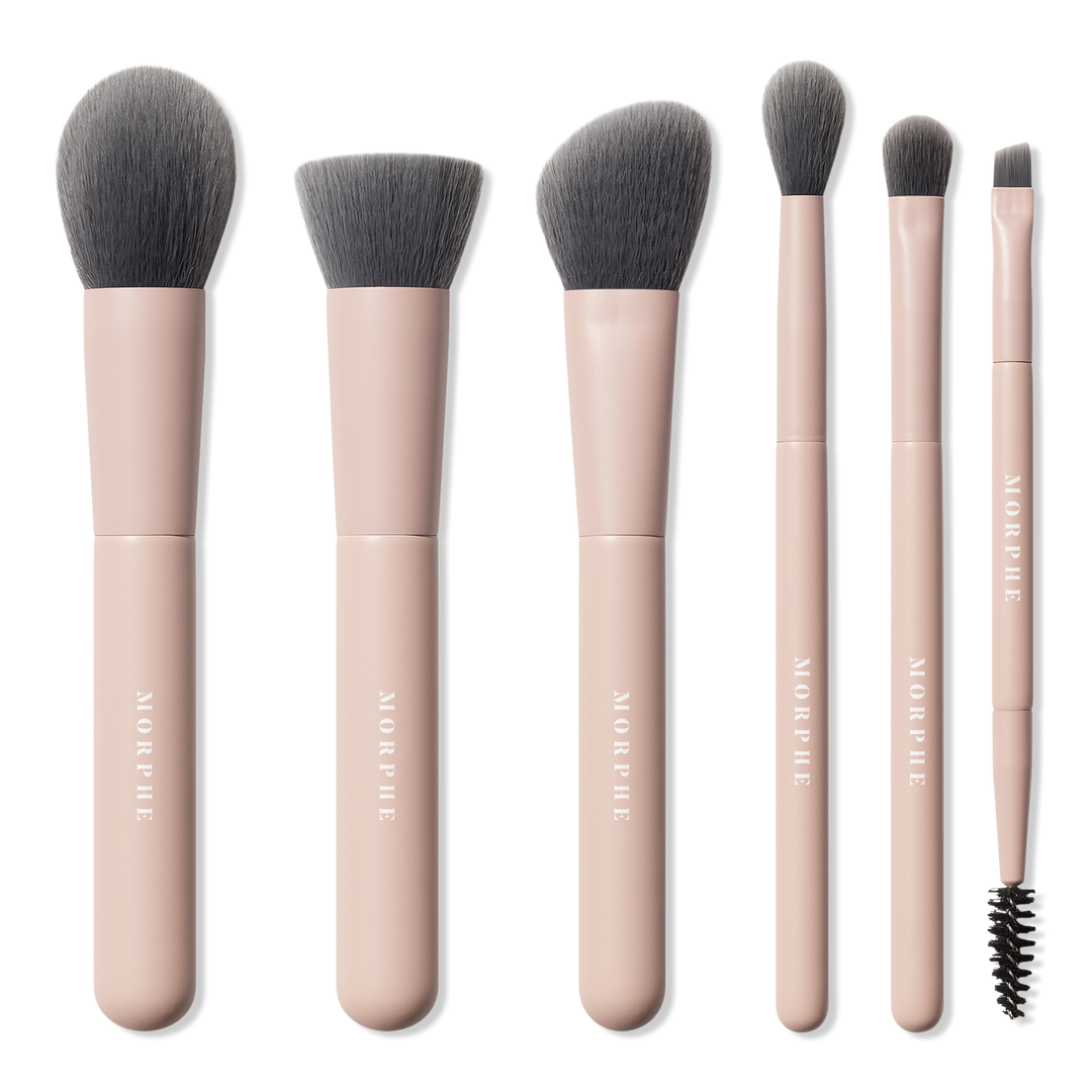 Morphe Travel Shaping Essentials Bamboo & Charcoal-Infused Travel Brush Set #1