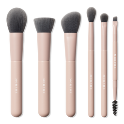Morphe Travel Shaping Essentials Bamboo & Charcoal-Infused Travel Brush Set