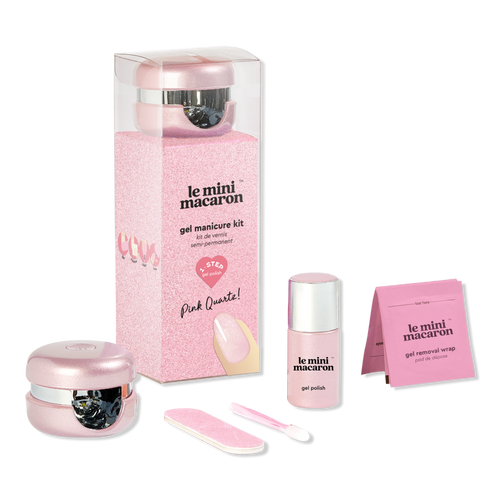 1-Step DIY Glossy Gel Manicure Kit - Pink Quartz