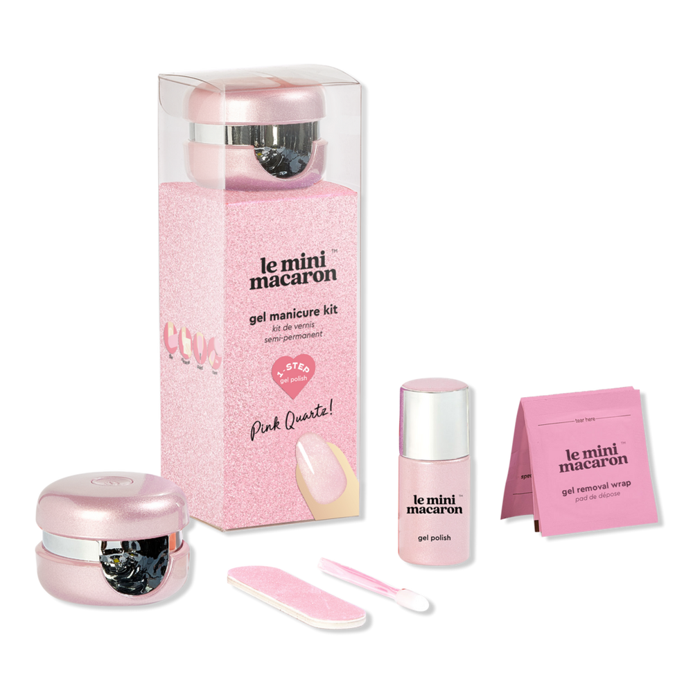 Le Mini Macaron 1-step Diy Glossy Gel Manicure Kit - Pink Quartz