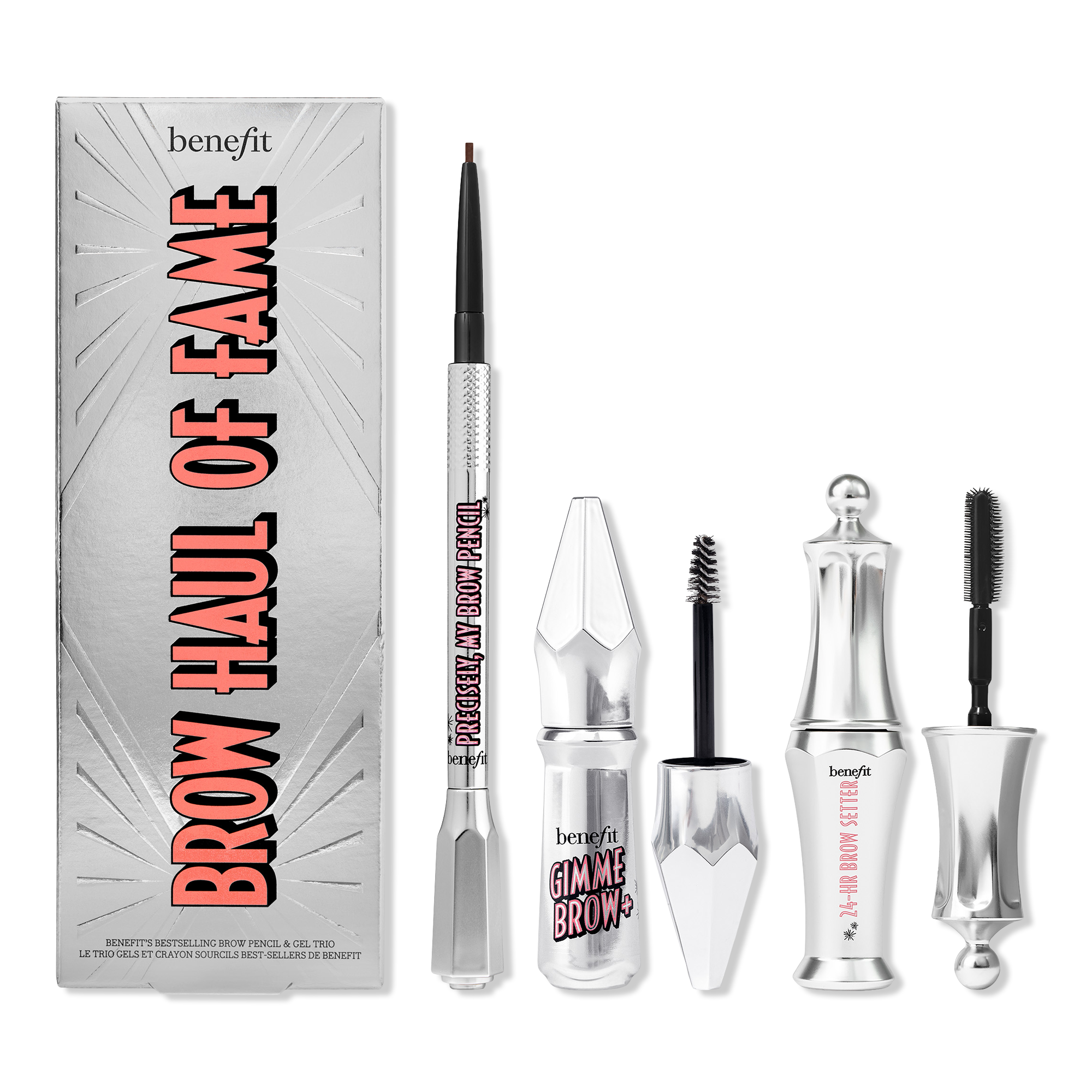 Benefit Cosmetics Brow Haul of Fame Brow Pencil & Gel Value Set #1