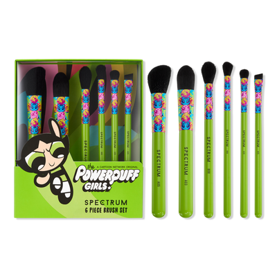 Spectrum The Powerpuff Girls Buttercup 6-Piece Makeup Brush Set